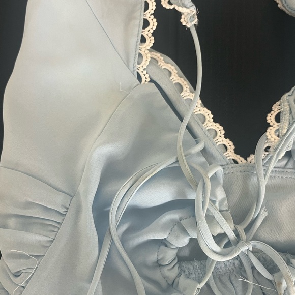 LUCY IN THE SKY BLUE BABYDOLL DRESS - Picture 7 of 7